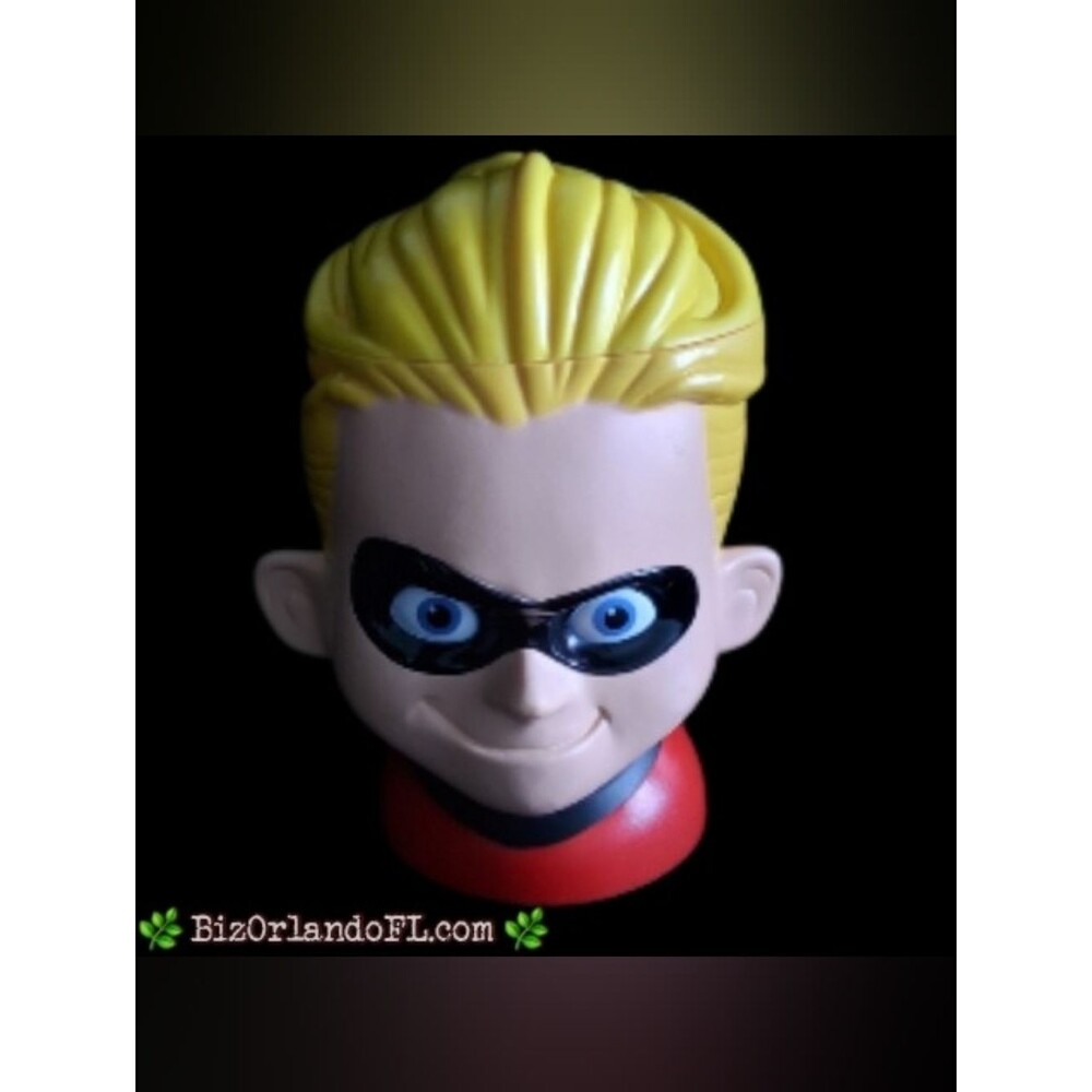 Incredibles Dash Disney On Ice 3D Mug 5” Cup Flip Top Lid Pixar Collectible HTF
